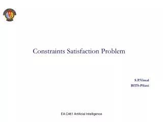 Constraints Satisfaction Problem