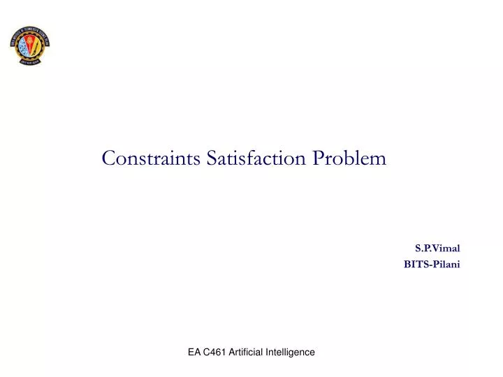 constraints satisfaction problem