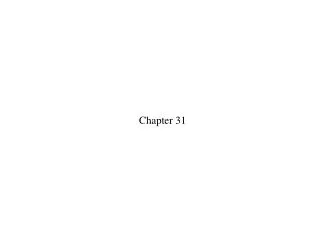 Chapter 31