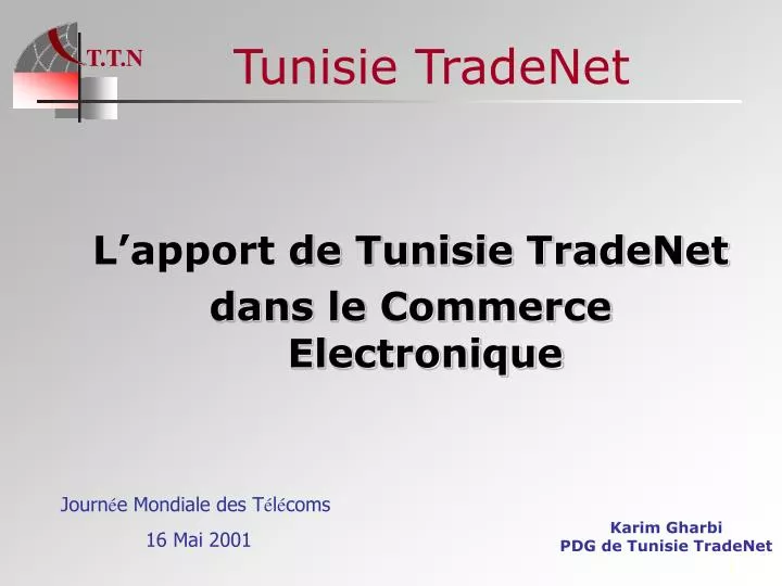 tunisie tradenet