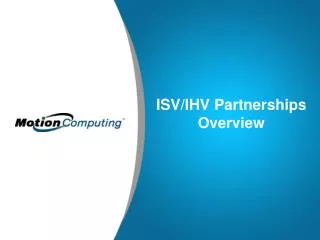 ISV/IHV Partnerships Overview