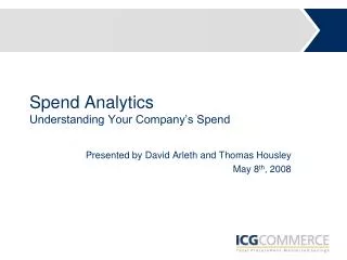 Spend Analytics Understanding Your Company’s Spend