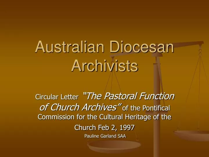 australian diocesan archivists