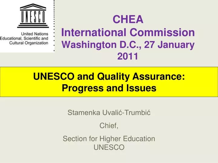 chea international commission washington d c 27 january 2011