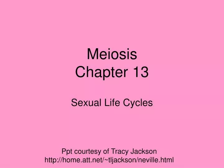 meiosis chapter 13