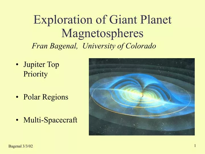 exploration of giant planet magnetospheres