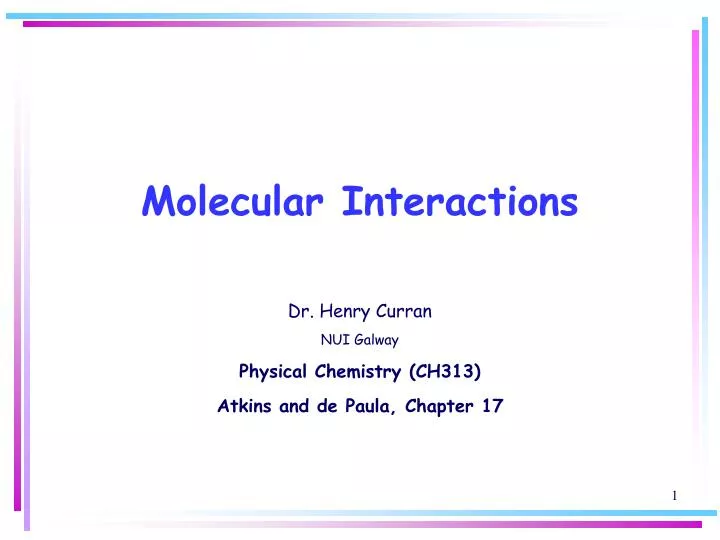 molecular interactions