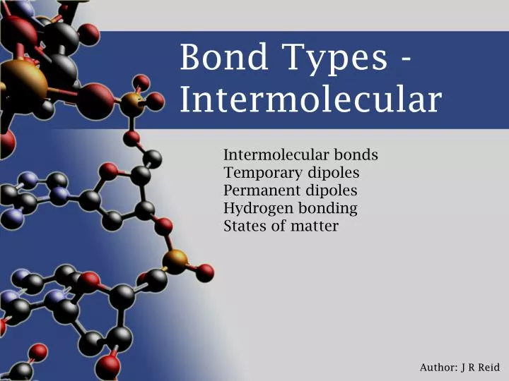 bond types intermolecular