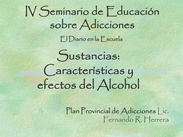 iv seminario de educaci n sobre adicciones