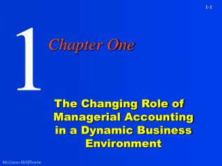 The Changing Role of Managerial Accounting in a Dynamic Business Environment