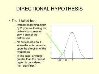 DIRECTIONAL HYPOTHESIS