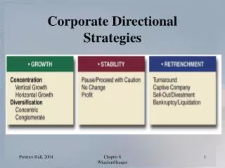 Corporate Directional Strategies