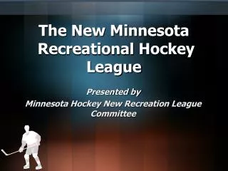 The New Minnesota Recreational Hockey League