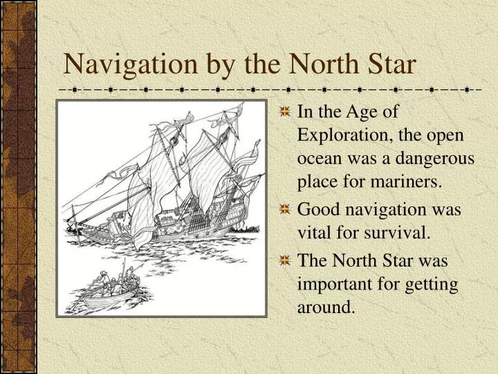 navigation by the north star