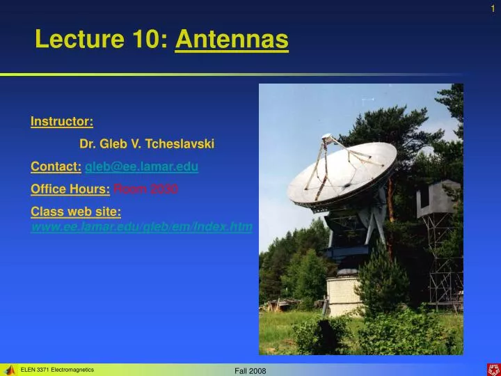 lecture 10 antennas