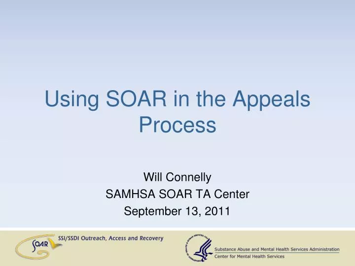 using soar in the appeals process