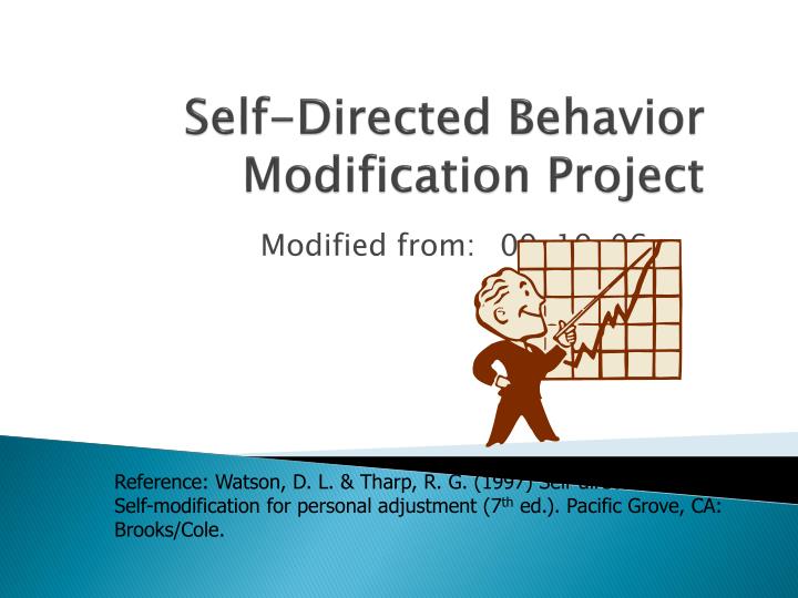 self directed behavior modification project