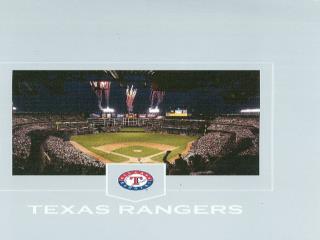 Texas Rangers Suite 2010 Season