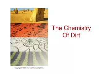The Chemistry Of Dirt