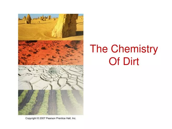 the chemistry of dirt