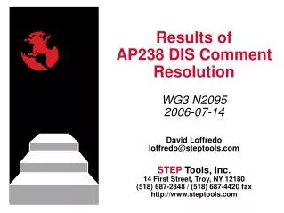 Results of AP238 DIS Comment Resolution