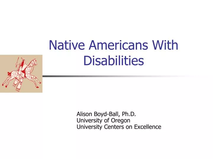 native americans with disabilities