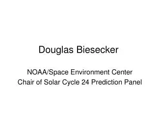 Douglas Biesecker