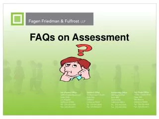 FAQs on Assessment