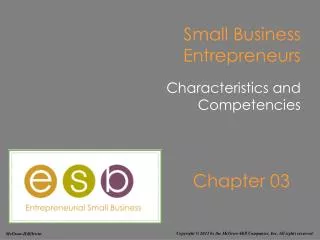 Small Business Entrepreneurs