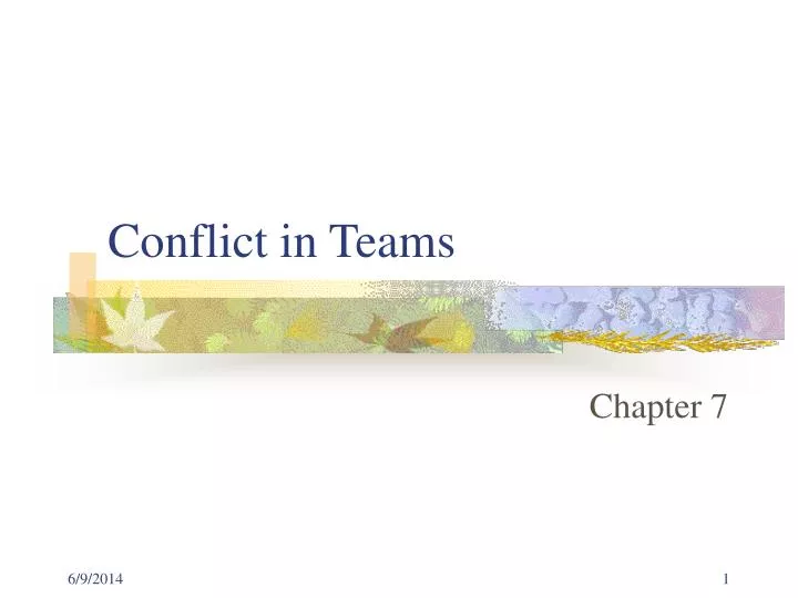 conflict in teams