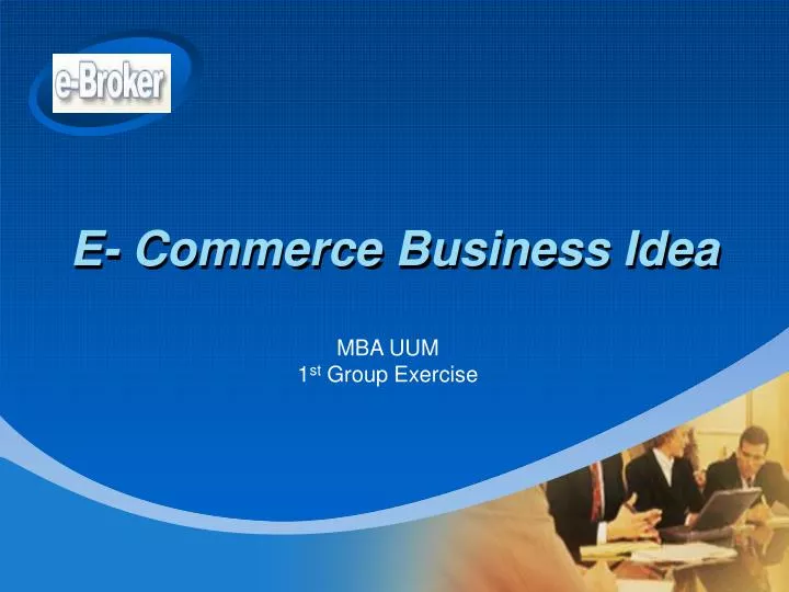 e commerce business idea