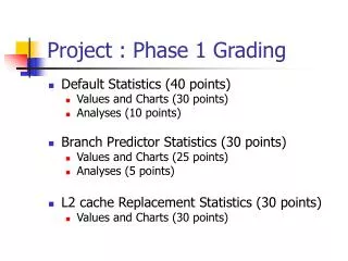 Project : Phase 1 Grading