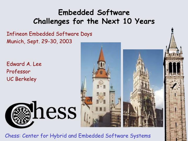 embedded software challenges for the next 10 years