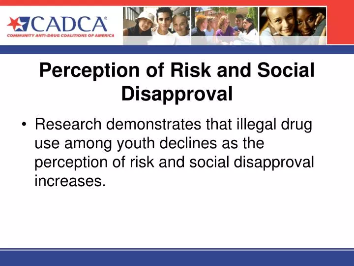 perception of risk and social disapproval