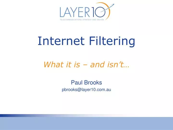 internet filtering