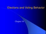 Elections and Voting Behavior - slide 1