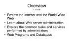 Overview 1-23-06 - slide 1
