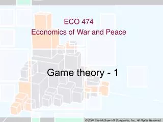 Game theory - 1