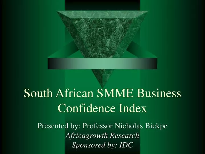south african smme business confidence index
