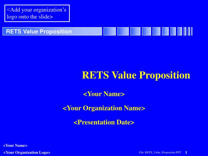 rets value proposition