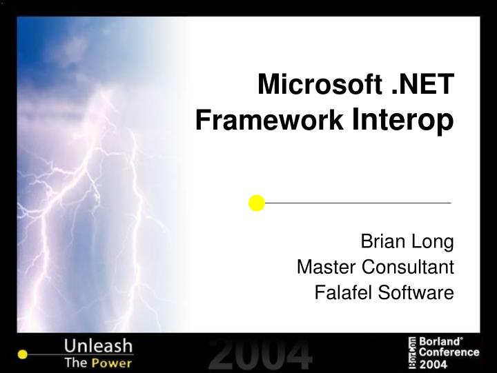 microsoft net framework interop