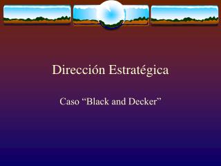 direcci n estrat gica