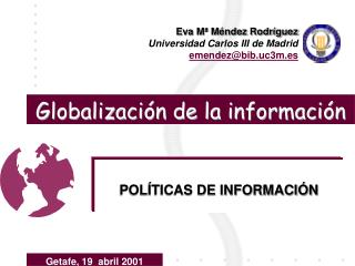 globalizaci n de la informaci n