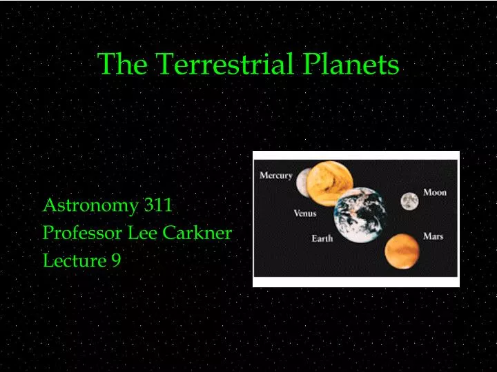 the terrestrial planets
