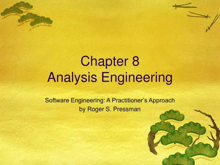 chapter 8 analysis engineering