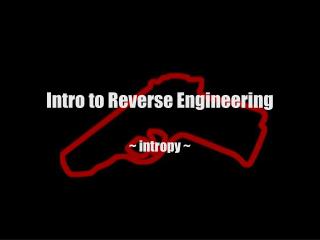 Intro to Reverse Engineering