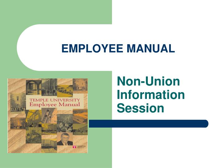 employee manual