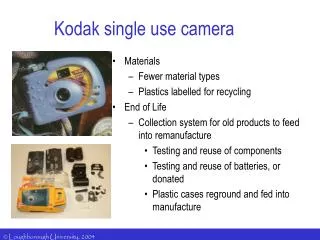 Kodak single use camera