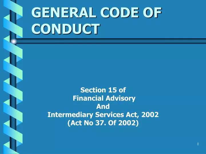 general code of conduct
