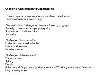 Chapter 5: Challenges and Opportunities